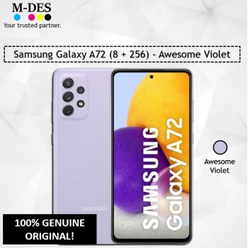 Samsung Galaxy A72 Smartphone (8GB + 256GB) - Awesome Violet