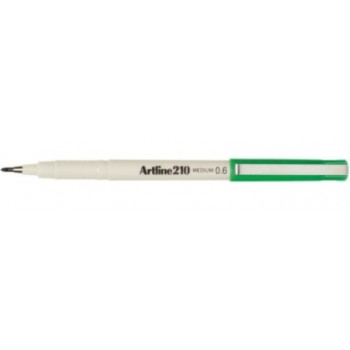 Artline Writing Pen 210 Medium (0.6mm) - Green 
