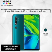 Xiaomi Mi Note 10 Smartphone (6GB + 128GB) - Aurora Green