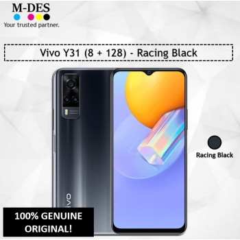 Vivo Y31 Smartphone (8GB + 128GB) - Racing Black