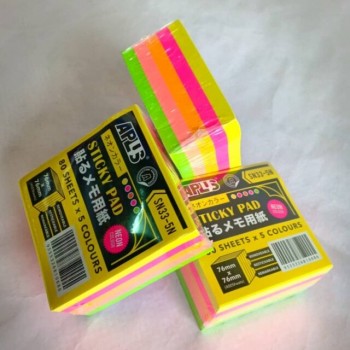 Aplus 5 colour  Sticky Notes (3 x 3) 