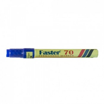 Faster 70 Permanent Marker Pen - Blue