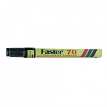 Faster 70 Permanent Marker Pen - Black