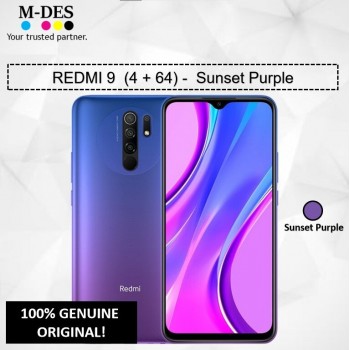 Redmi 9 (4GB + 64GB) Smartphone - Purple