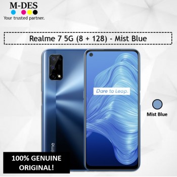 Realme 7 5G (8GB + 128GB) Smartphone - Mist Blue  
