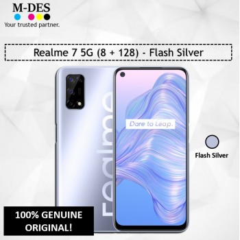 Realme 7 5G (8GB+ 128GB) Smartphone - Flash Silver