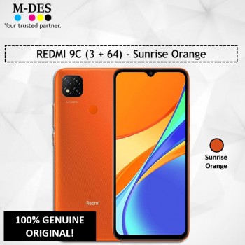 REDMI 9C (3GB + 64GB) Smartphone - Sunrise Orange