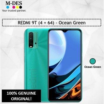 REDMI 9T (4GB + 64GB) Smartphone - Ocean Green