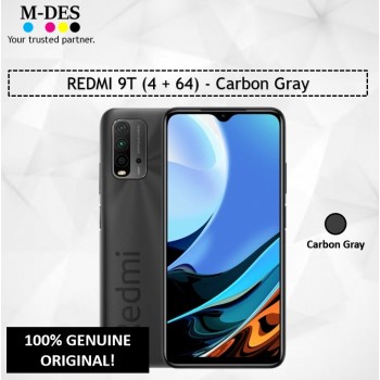 REDMI 9T (4GB + 64GB)  Smartphone - Carbon Gray