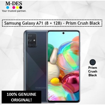 Samsung Galaxy A71 (8GB + 128GB) Smartphone - Prism Crush Black