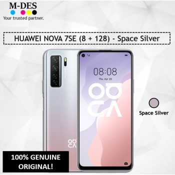 HUAWEI NOVA 7SE (8GB + 128GB) Smartphone - Space Silver