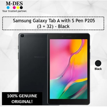 Samsung Galaxy Tab A with S Pen P205  (3GB + 32GB) - Black
