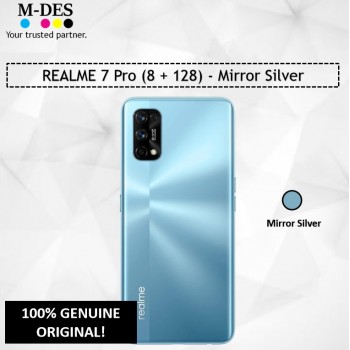 REALME 7 Pro (8GB + 128GB) Smartphone - Mirror Silver  