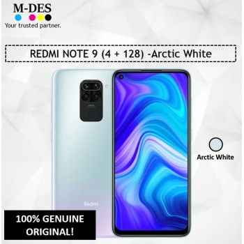 REDMI NOTE 9 (4GB + 128GB) Smartphone - Arctic White