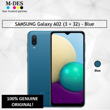 SAMSUNG Galaxy A02 (3GB + 32GB) Smartphone - Blue