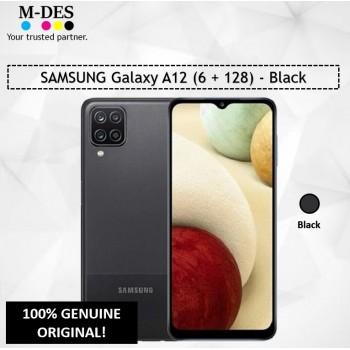 SAMSUNG Galaxy A12 (6GB + 128GB) Smartphone - Black