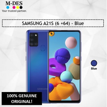 SAMSUNG A21S (6GB +64GB) Smartphone - Blue