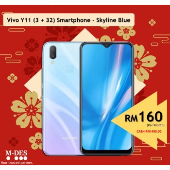 Vivo Y11 (3 + 32) Smartphone - Skyline Blue