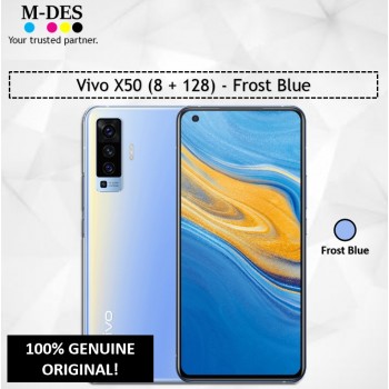 Vivo X50 (8GB + 128GB) Smartphone - Frost Blue