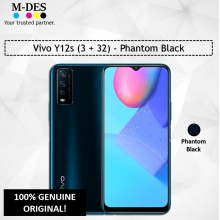 Vivo Y12s (3GB + 32GB) Smartphone - Phantom Black