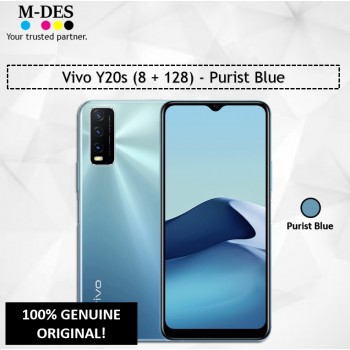 Vivo Y20s (8GB + 128GB) Smartphone - Purist Blue  