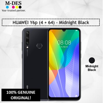 HUAWEI Y6p (4GB + 64GB) Smartphone - Midnight Black