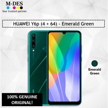 HUAWEI Y6p (4GB + 64GB) Smartphone - Emerald Green