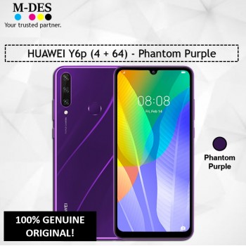 HUAWEI Y6p (4GB + 64GB) Smartphone - Phantom Purple