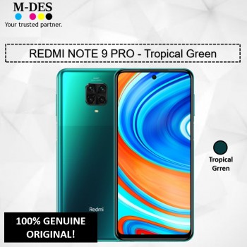 Redmi Note9 Pro (6GB + 128GB) Smartphone - Tropical Green 